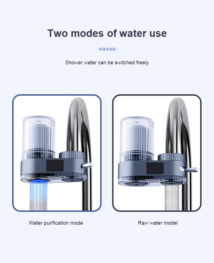 Manufacturers Smart Intelligent Display Digital Uv Sink Faucet Water Tap Purifier Filter for Bathroom Kitchen