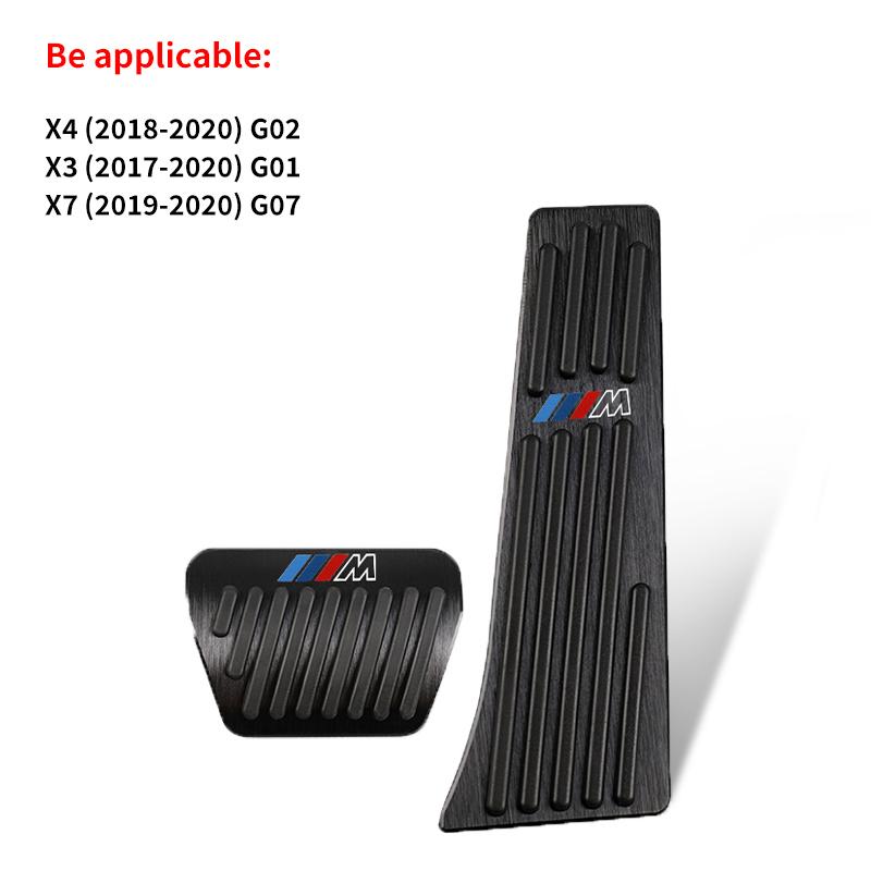 Car Pedals Cover Brake Pedal Cover For BMW 5 Series X3 X5 G30 G20 F10 F07 F30 E90 E60 F15 G23 E83 E84 F48 G32 G01 G02 G05 G60