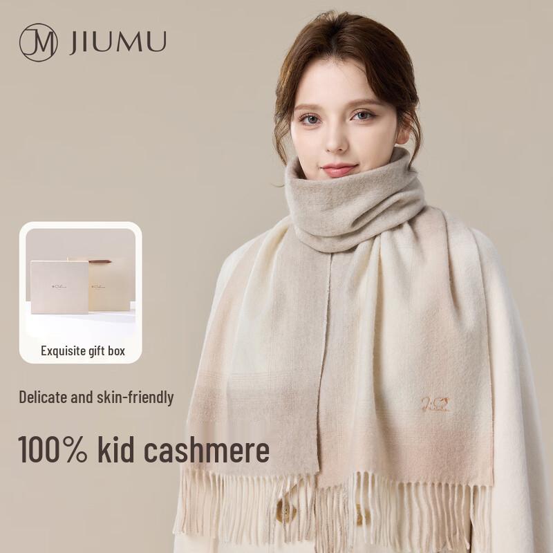 JIUMU 100% Cashmere Scarf & Shawl