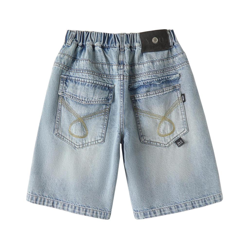 2026 Boys' Summer Capri Jeans: Trendy, Lightweight Shorts for Kids