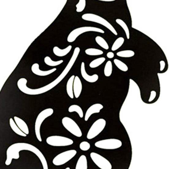 Garden Stake Creative Shape Wear-resistant Acrylic Lawn Stake Easter Rabbit Yard Art Ornament for Home