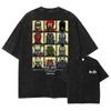 Anime Dorohedoro T Shirt Vintage Washed Caiman En Nikaidou T-shirts Oversized Streetwear Retro Fujita Tops Tees Men 100% Cotton