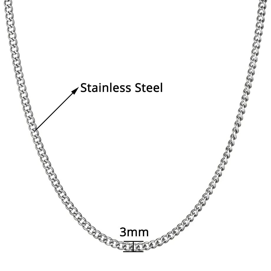 

Punk Twist Rope Chain Necklace Width 3mm Gold Silver Color Stainless Steel Chains for Men Women Fashion Jewelry Gift 2025 46cm