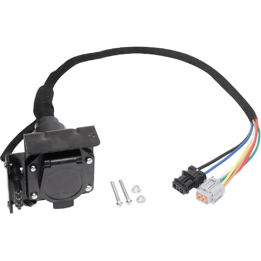 Oyviny 4 Way Flat and RV 7 Way Trailer Wiring Harness for Nissan Frontier 2005-2025/Nissan Xterra 2005-2015/Suzuki Equator 2009-2012, Factory Tow