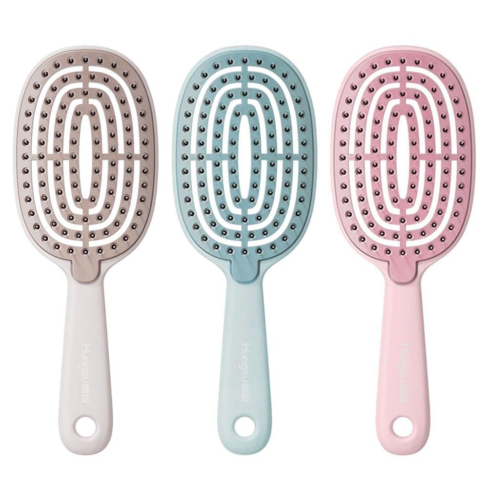 Hollow Scalp Massage Brush Anti-static Salon Styling Tool Fashion Massage Comb  Styling Tool