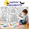 Cartoon Halloween Graffiti Tablecloth Creative Large Coloring Posters  Haunted House
