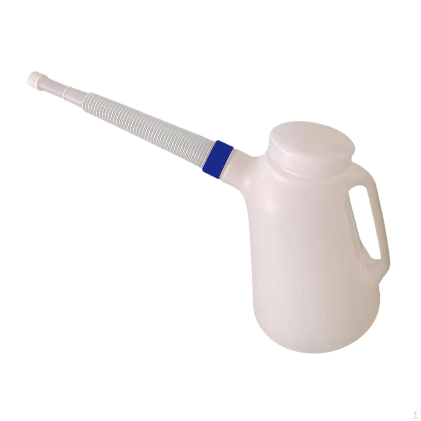 

Кувшин для измерения масла 5 л со шкалой портативный длинный носик для легковых автомобилей синий