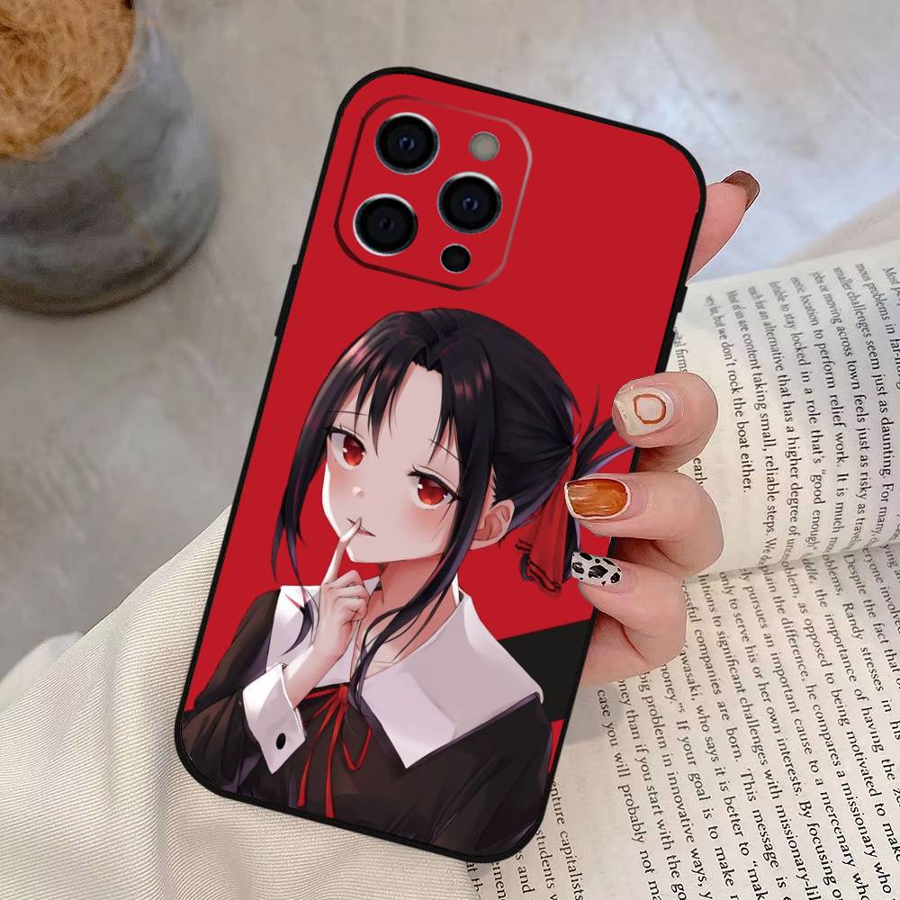 Kaguya sama Love is War Phone Case Silicone Soft For IPhone 17 16 15 14 13 12 11 X XR Plus Pro Max Plus