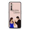 The Vampire Diaries Damon Phone Case For Realme 12 11 10 6 7 9 Pro Plus 8 5G C35 8i 9i GT2 GT3 GT5 GT Neo 2 3 5 Black Cover
