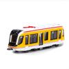 1/64 Alloy Rail Car Model Children's Toy Train Ornaments Pull Back Car Model Boy Toy
