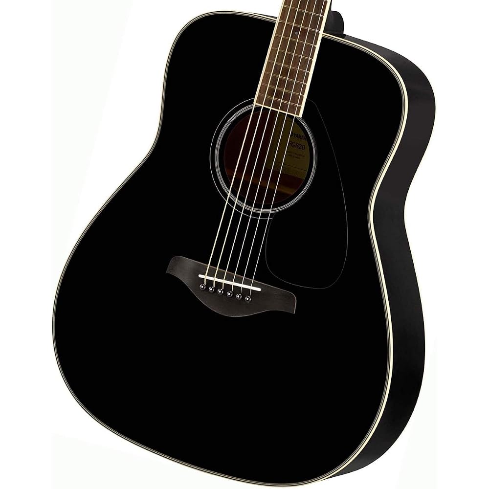 Yamaha FG Series Acoustic Guitar Black FG820BL