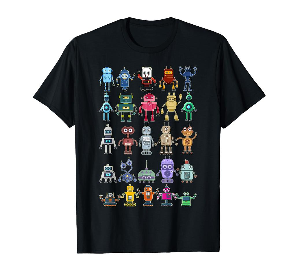 Robot Collection Science and Technology Robot T-Shirt