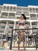 2023 Korean Twist Bikini: High Waist Color Block Two-Piece Swimwear for Women