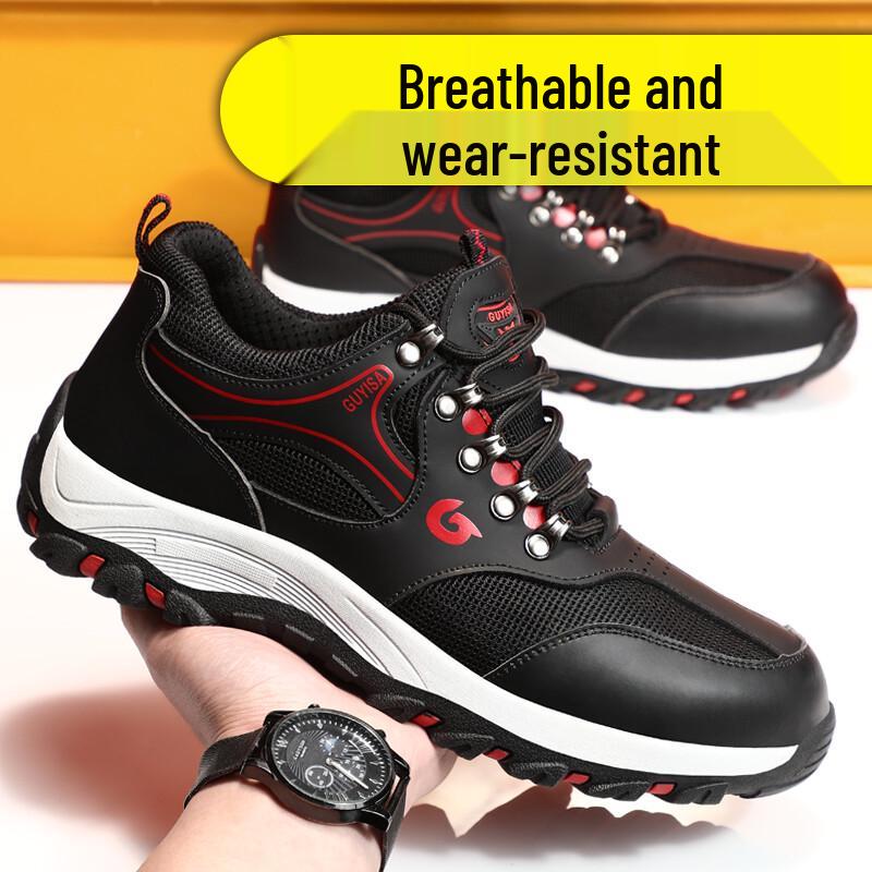 Jingtu 9213 Men s Breathable Steel Toe Safety Work Shoes 39