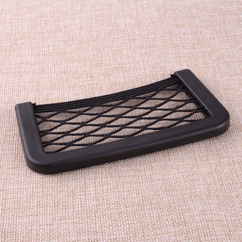 Universal 2Pcs 20x8cm Auto Car Interior Body Edge Elastic Storage Net Phone Holder Organizer