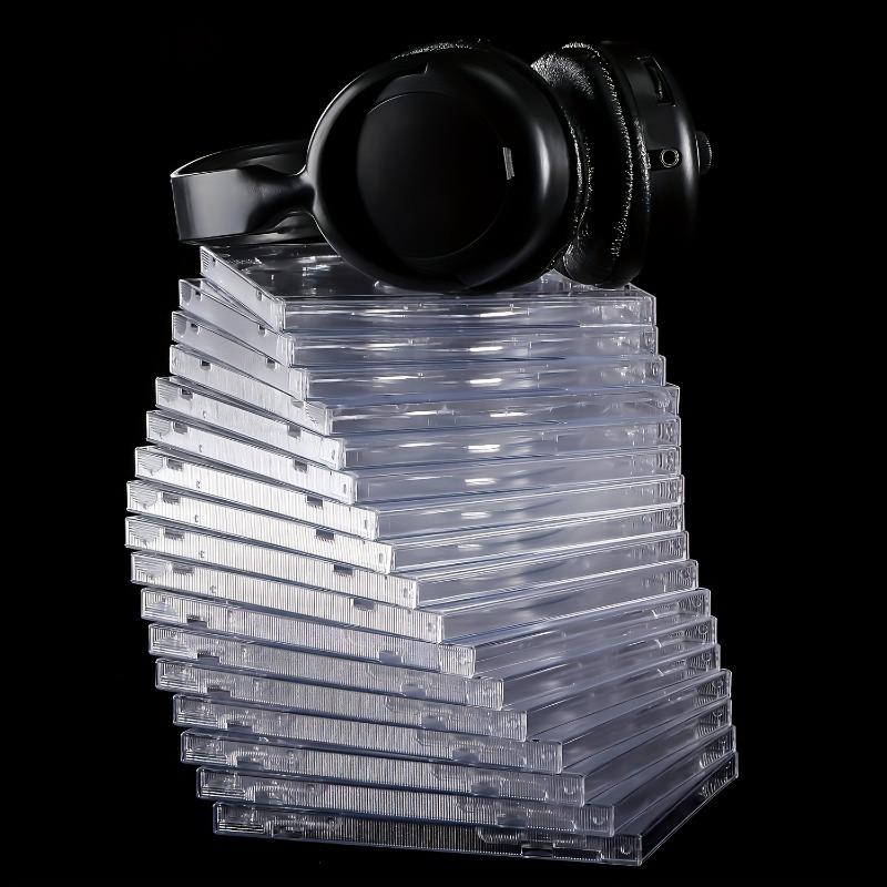 15pcs Premium CD/DVD Acrylic Case 10.4Mm Standard Single Clear CD Jewel Case with Assembled Tray Fan Collectibles Music Albums