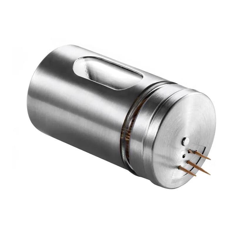 Ningzhao Stainless Steel Glass Condiment Set