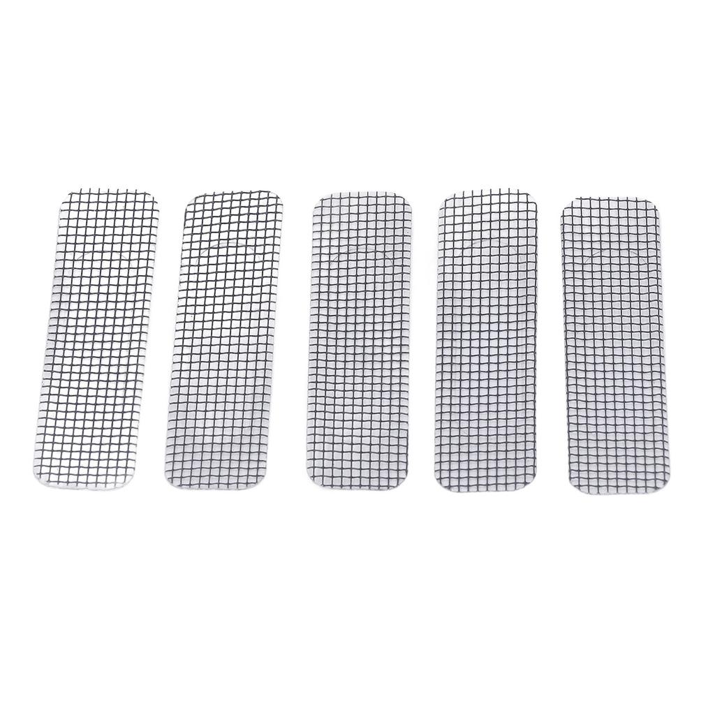 20PCS Window Screen Repair Patches Stainless Steel Self Adhesive Covering Mesh Tape Set for Window