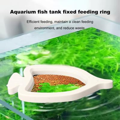 Fischfütterring Schwimmender Futterspender Aquarienpflanzenringe Entengrützen-Management-Werkzeug Fisch