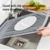 Silicone Drain Rack Sink Bracket Drain Rack Kitchen Drain Pad Water Filter Thermal Insulation Multi Power Roller Blind Folding