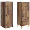 Cabinet Set 2 pcs 33 x 34.5 x 90 cm engineered wood