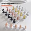 5Pcs Crystal Base Magnetic Nail Art Holder Reusable Nail Art Display Stand  Nail Artists