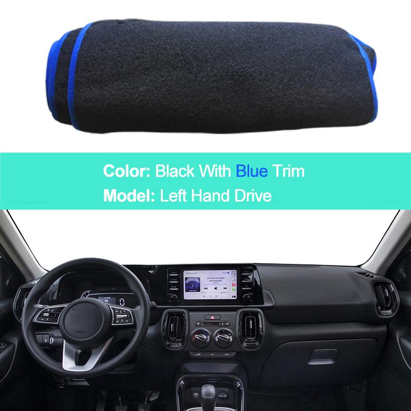For Kia Sonet 2024 2025 Car Dashboard Mat Rug Cover Decoration Non Slip Pad Windscreen Sun Shade Car Mat Accessories