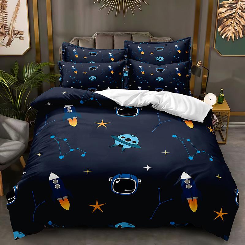 Fashion Technology Printing, 3D Digital Printing, Bedding, Duvet Covers, Pillowcases, Three-piece Sets