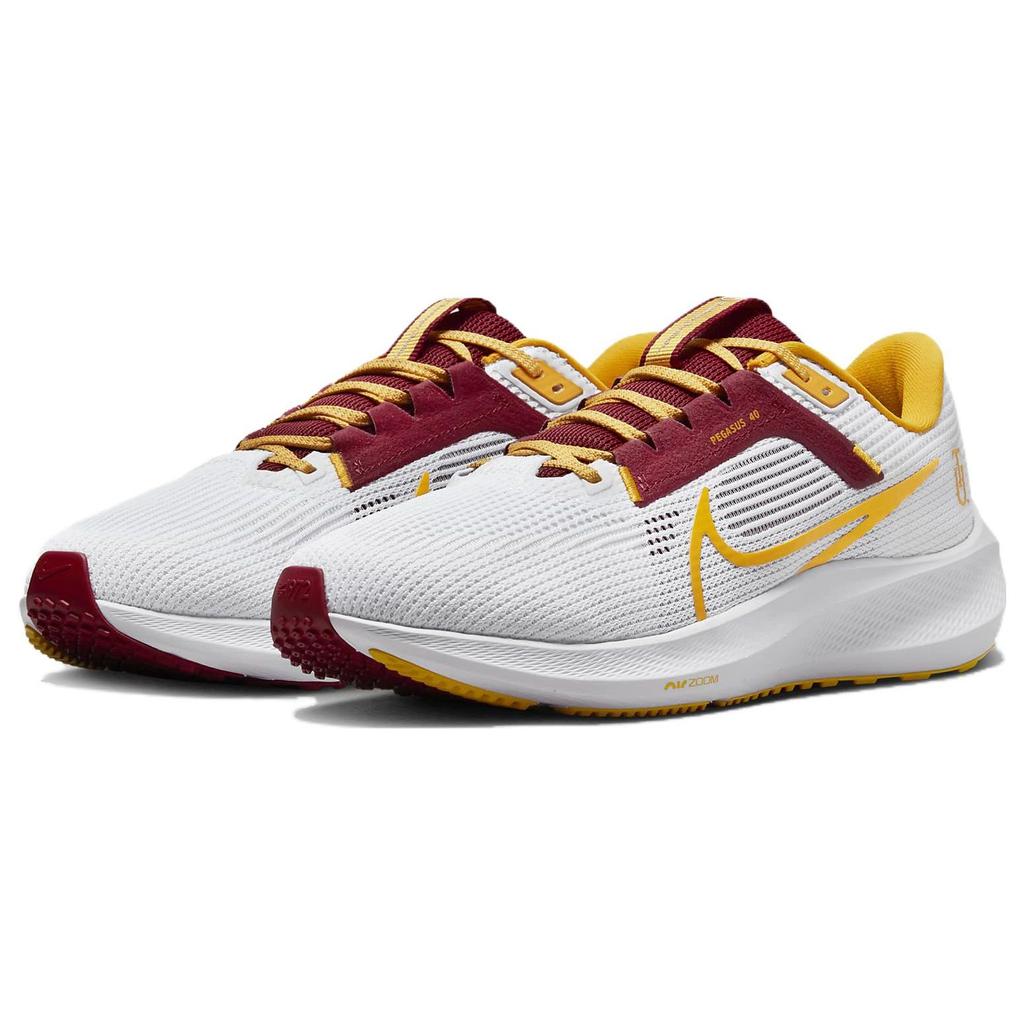 Nike Air Zoom Pegasus 40 Tuskegee Men Sneakers White Varsity-Red Yellow-Ochre DZ6004-100