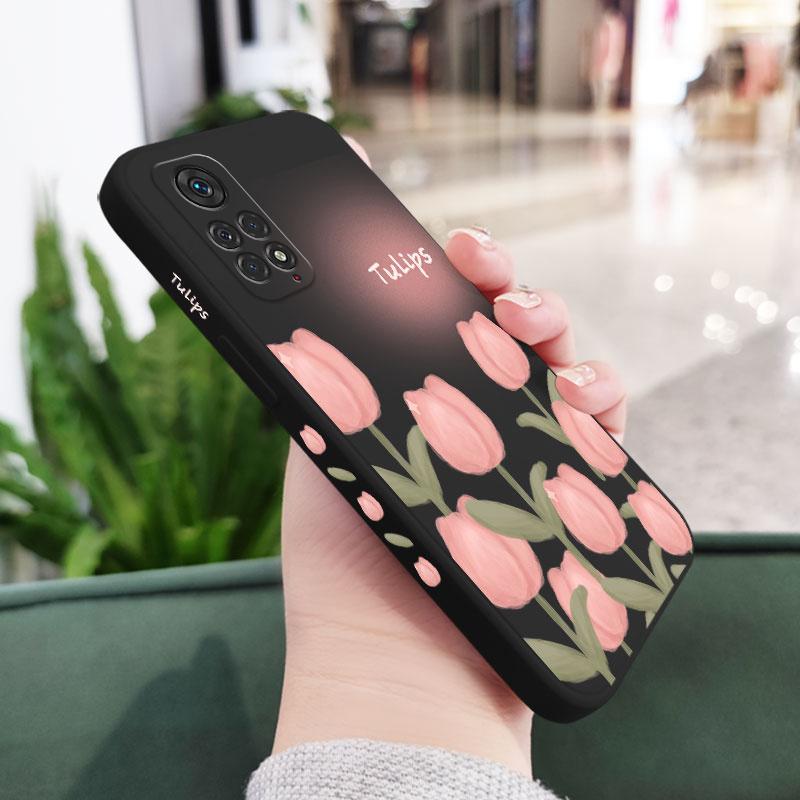 Elegant Tulip Phone Case For Xiaomi Redmi Note 15 Pro Plus 4G 5G Silicone Cover