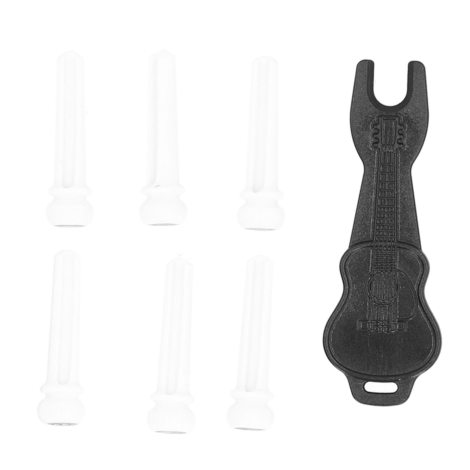 

Инструмент для снятия колков для гитарного бриджа Инструменты для ремонта акустической гитары Аксессуары из бычьей кости Замена