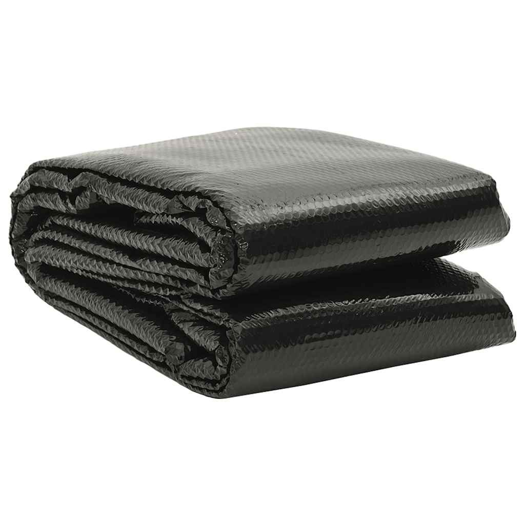 vidaXL Rechteckige Poolabdeckung 500x300 cm PE Schwarz schwarz