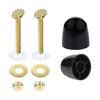 Bathroom Toilet Seat Fastener Set Concealed Screw Caps Copper Nut Anti Vibration Bolts for Stable Installation