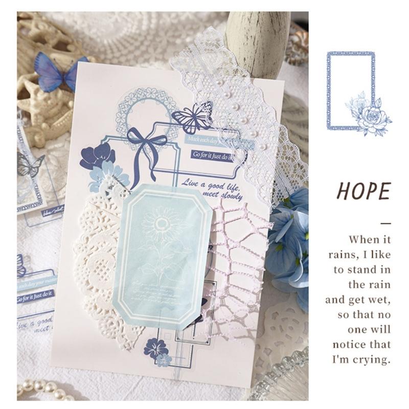 Decorative DIY Sticker For Planners Stationery And Notebook Easy Remove Design Multiple Pattern Optional Waterproof