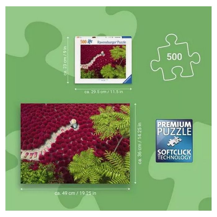 Puzzle 500 pieces Un ocean rouge