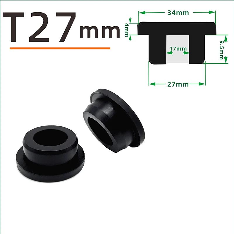Schwarzer Silikonstopfen Ø 6mm-81,3mm Runde Staubdichte Dichtkappe Hitzebeständiger Silikon-Lochstopfen Dichtungs-Endkappe Schutzhülle
