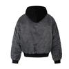 Magic Bear Couple Winter Puffer Jacket Faux Two-Piece Baseball Coat Warm Cotton Blend Streetwear