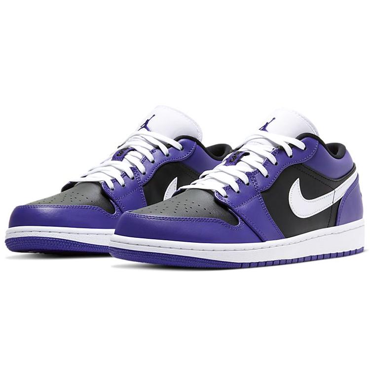 New Jordan 1 Low Court Purple 553558-501