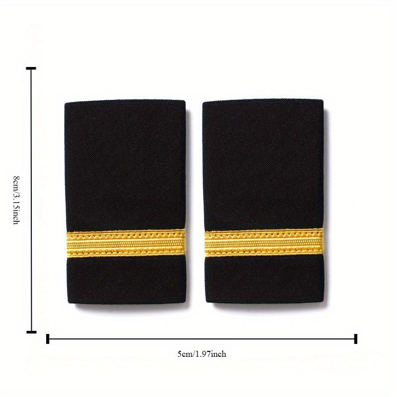 

1 пара наплечных значков для униформы пилотов авиации, наплечные значки для рукоделия, аксессуары для самостоятельного изготовления