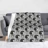 Mafaldas blankets Kawaii Cute Amine Flannel Funny Warm Throw blanket for Bedspread Summer