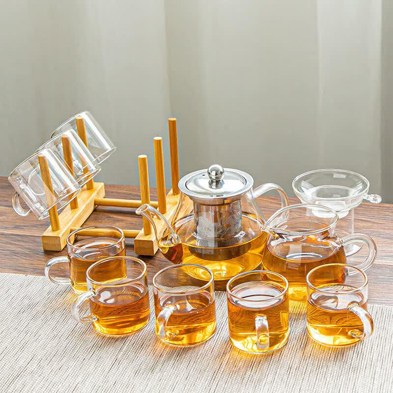 Qiwai Heat-Resistant Glass Gongfu Tea Set