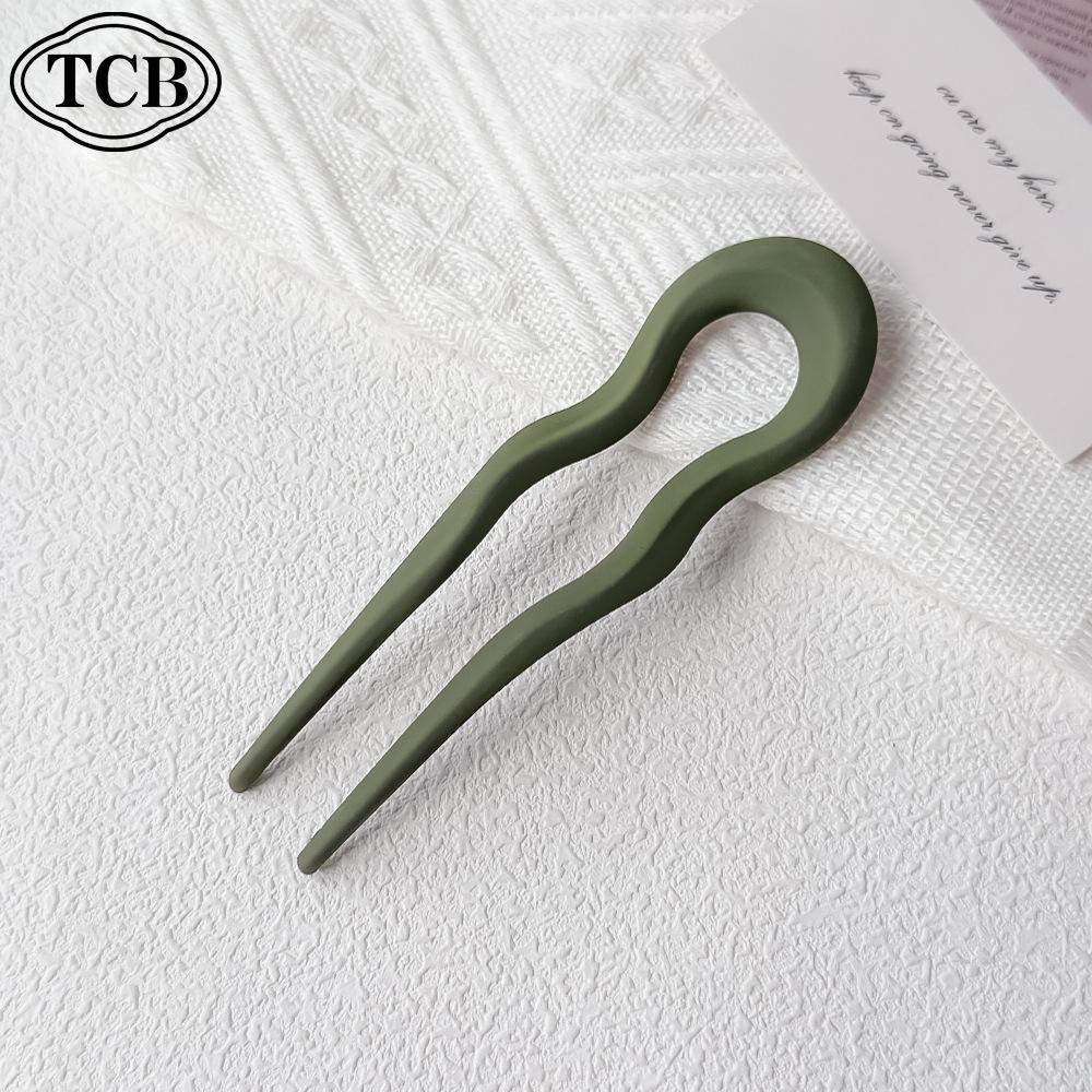 Elegant 2025 U-Shaped Japanese Korean Hairpin Clip for Buns