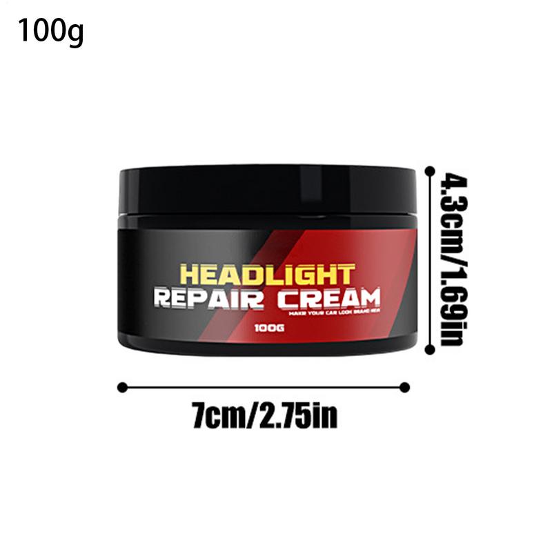 Headlight Cleaner Headlamp Renewal Cream Headlight Restoration Polish Remover Repair Protectant For Car Automotive Oxidation
