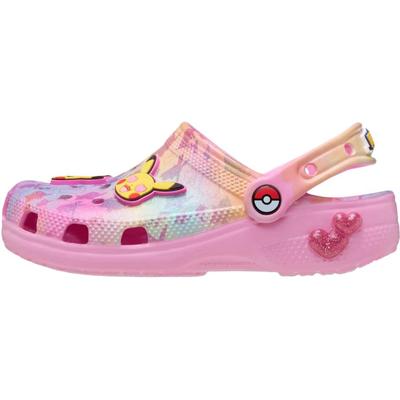 Pokemon X Classic Clog Abrasion Resistant Low Top Children's Sandals Pink Kids'