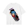 Dragon Ball Videl, Gohan & Mr. Satan Manga Print Oversized T-Shirt | Unisex Casual Top