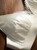 French Satin Lace Triangle Cup Push-Up Bra for Small Breasts - Women's Anti-Sagging Lingerie with Side Support.