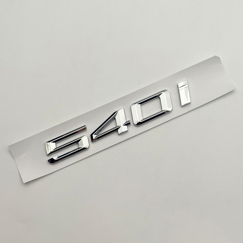 3d Chrome Car Trunk Logo 528i 535i 540i Letters Luxury Line Badge Xdrive Emblem Sticker Accessories