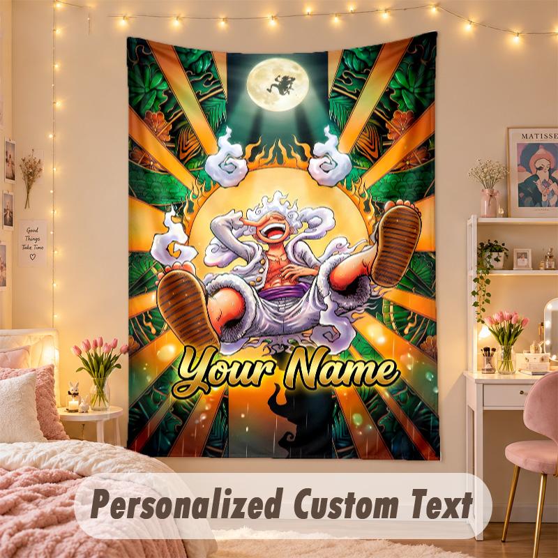 Custom Personalized Tapestry,One Piece Print Custom Name Text Wall Art Hanging for Bedroom