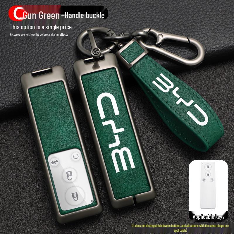 Premium Metal Key Case Cover for BYD G5/G Five (2016-2018 Models)