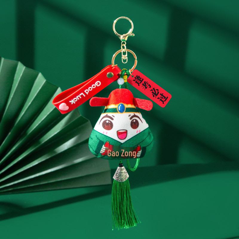 Cartoon Dragon Boat Festival Rice Dumpling Sachet - Handmade Wormwood Material Gift for College Exam Encouragement